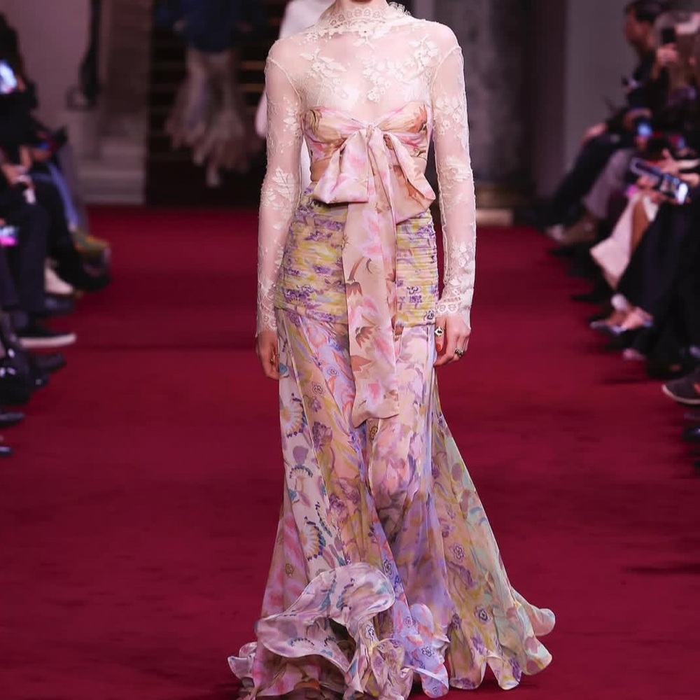 Zimmerman maxi dress. Eden flounce maxi dress. Fall 2024 collection.